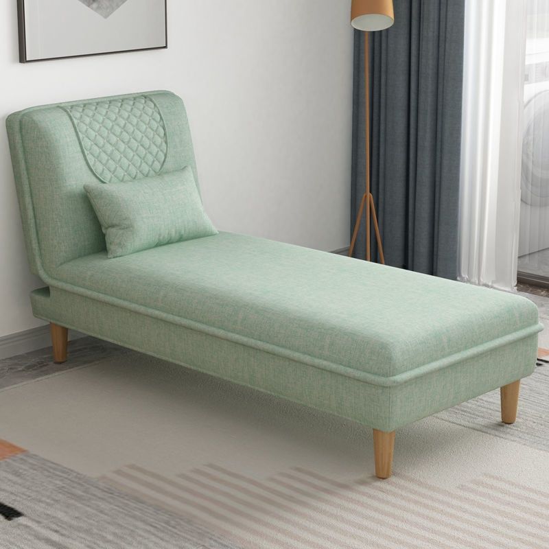 Contemporary Solid Color Chaise Lounge Indoor with Pillow, Reclining and Alterable Features
