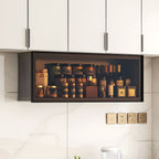 Modern Wall Mounted Display Stand Metal Storage Cabinet for Kitchen