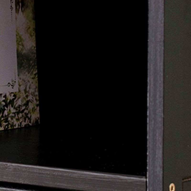 Ink Vertical Shelf Organizer with 5 Cabinets and 5-Shelf Closed Back