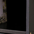Ink Vertical Shelf Organizer with 5 Cabinets and 5-Shelf Closed Back