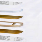 Screen Divider Minimalist Opaque Fold-up with Laminate Frame, 3 Panels, Double Sided Print, and Independent Design