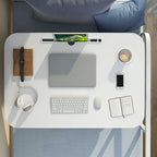 Trendy Manufactured Wood Notebook Holder with Pop Up Foldable Lifting Airlift