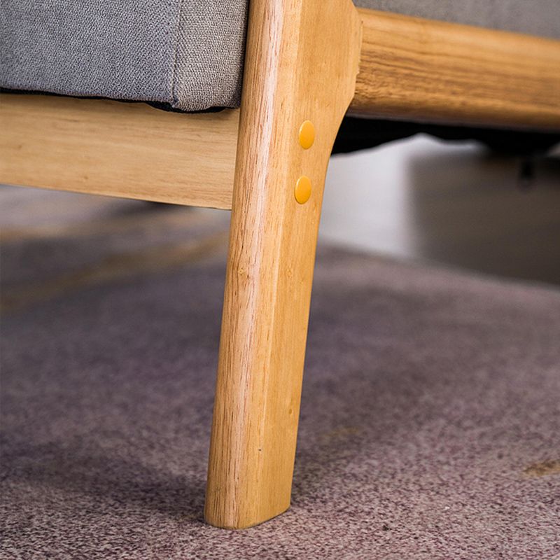 Comfortable Scandinavian Sofa with Foam Cushioning and Non-Skirted Design