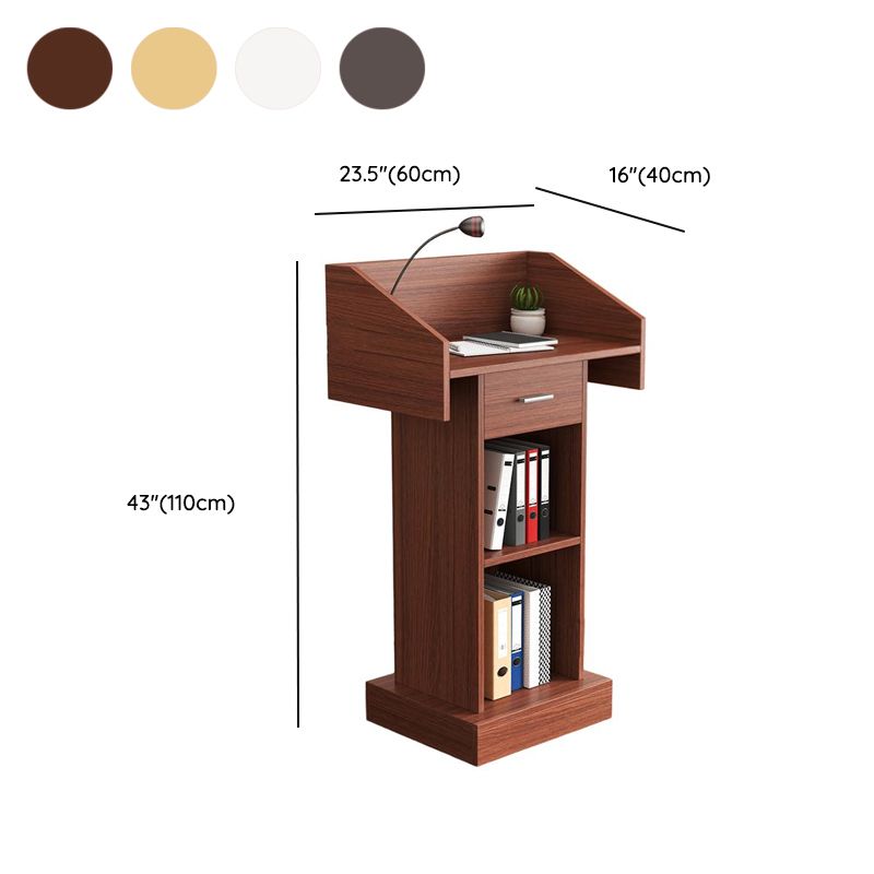 Modern Engineered Wood Full Podium with Storage