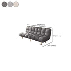 Simple Rainproof Futon Convertible Sofa with Tufted Back Loveseat, Stitch-tufted, Full/Queen Bed Size