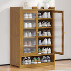 Bambusa 8-tier/7-tier Shoe Stack with Dustproof Cover