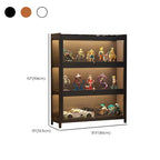 Cubitac Curio Cabinet with Locker Storage, Safe Cabinet Locking, Independent and Encased Design