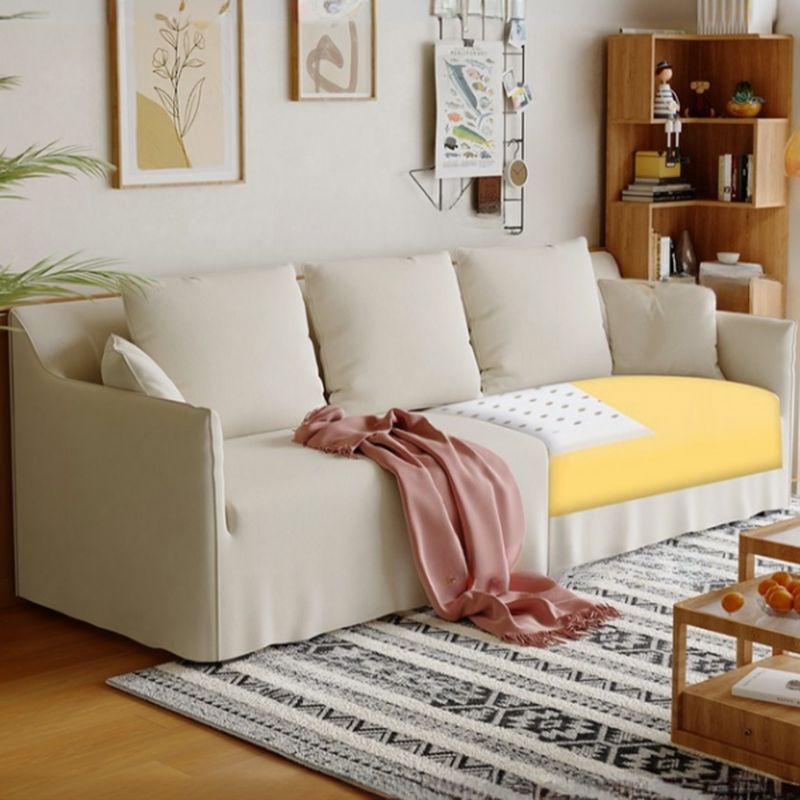 Standard Sofa/Loveseat in Light Gray/Emerald Green/Beige with Dressmaker Skirt and 5 Pillows