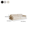 Modish Solid Color Stain Resistant Standard Sofa/Loveseat in Black/Light Gray/Light Brown with 3-seater/4-seater/5 Person Capacity