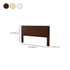 Trendy Panel Headboard in Natural Wood with No Distressing, Rectangle Shape for King/Queen/Full Bed, Free-standing with Standard Height