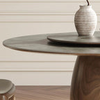 Tan Base Stone Dining Table with Anti-Fouling Sintered Stone Top, 4-person Seat/Seating for 8/Seating for 6