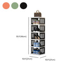 Art Deco Polymerized Material Square Shoe Rack with 2/3/4 Shelves, 1-10 Pairs Capacity for Drawing Room