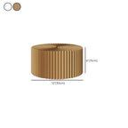 Environmentally Friendly Orbicular Display Table with Stump Base, Up to 19 in Height, Unfinished Finish