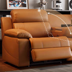 Modish Solid Color Stain Resistant Standard Sofa/Loveseat/Single Sofa in Light Brown for 3-seater/4-seater/2