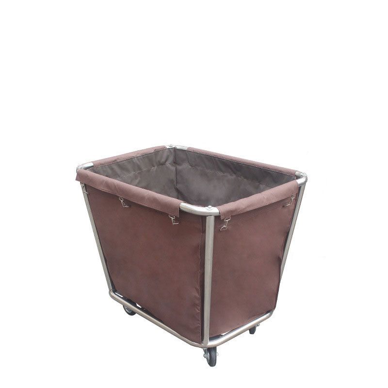 Alloy Laundry Cart Washable and Removable with Casters for Adult