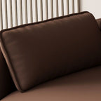 Modish Solid Color Water Resistant Loveseat with Arm, for 2, and 2 Pillows