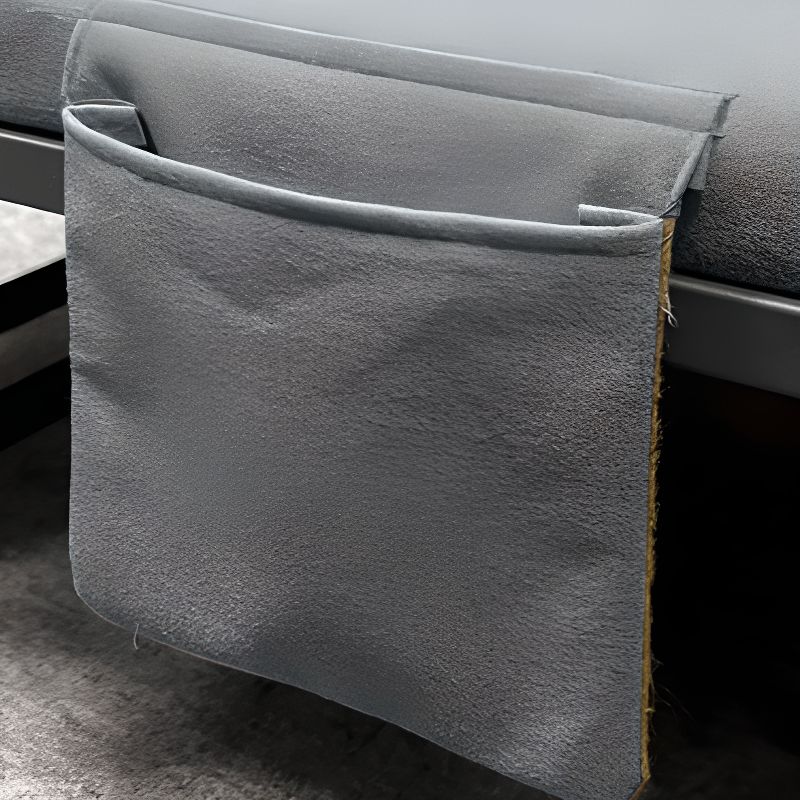 Contemporary Solid Color Arm Recliner in Dove Grey with Alloy Frame, Non Rocking Base, Locking Back Angle, and Independent Back Movement