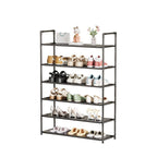 Modern Rectangle Ink Metal 21-30 Pairs/11-20 Pairs/1-10 Pairs Shoe Rack for Drawing Room with 7 Shelves/6 Shelves/4 Shelves