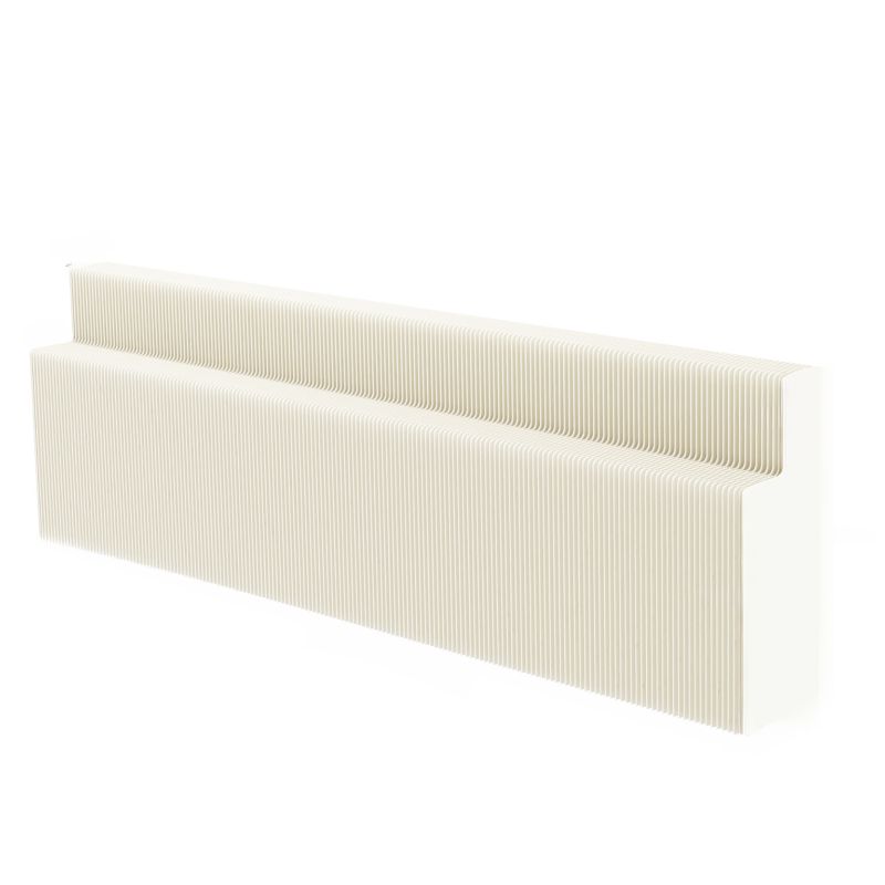 50 in & above L x 20 to 29 in/Up to 19 in W x 30 to 39 in/40 in & above/20 to 29 in H White Rectangular Unfinished Folding Display Table in Paper