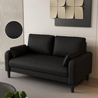 Trendy Water Resistant Standard Sofa/Loveseat/Single Sofa with Pillow Back in Dark Gray/White/Olive Green, Arm Included, Seats 3/2 People/1 Person with 2 Pillows
