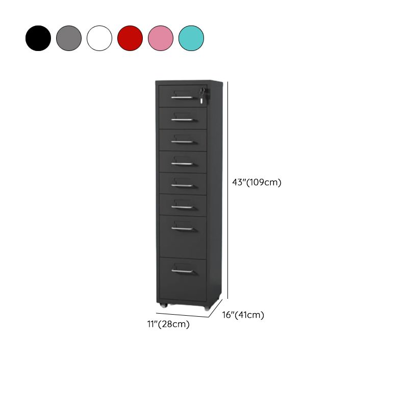 Home Office Free Standing Vertical Filing Cabinet: Hydrophobic, Stockroom Storage, Tableside Orientation, Secretary Safe