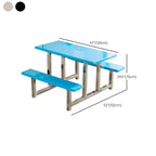Simplistic Bench with Eased Edge, Assembly Required, Alloy/Composite Wood Cover, Rectangle Shape