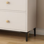 Antique White Self-supporting Microwave Shelf Cabinet with 3 Drawers, Standard Size, 2 Shelves, Engineered Wood Countertop, and Glass Doors
