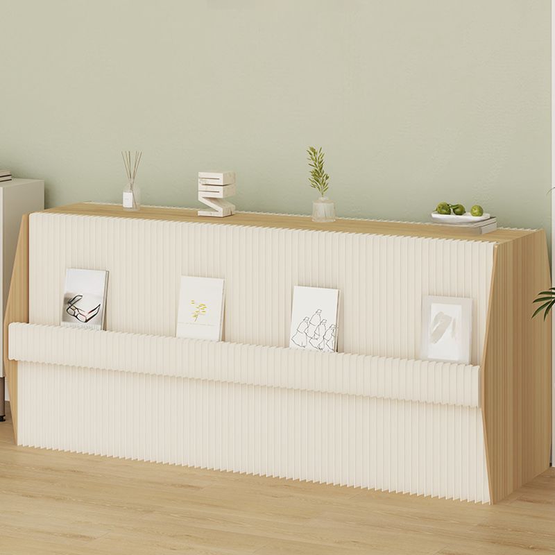 Environmentally Friendly Rectangle Display Table with Unfinished Finish, Adjustable Height from 30 to 39 in/20 to 29 in, and Desk Width Up to 19 in, Table Size 50 in & above/40 to 49 in