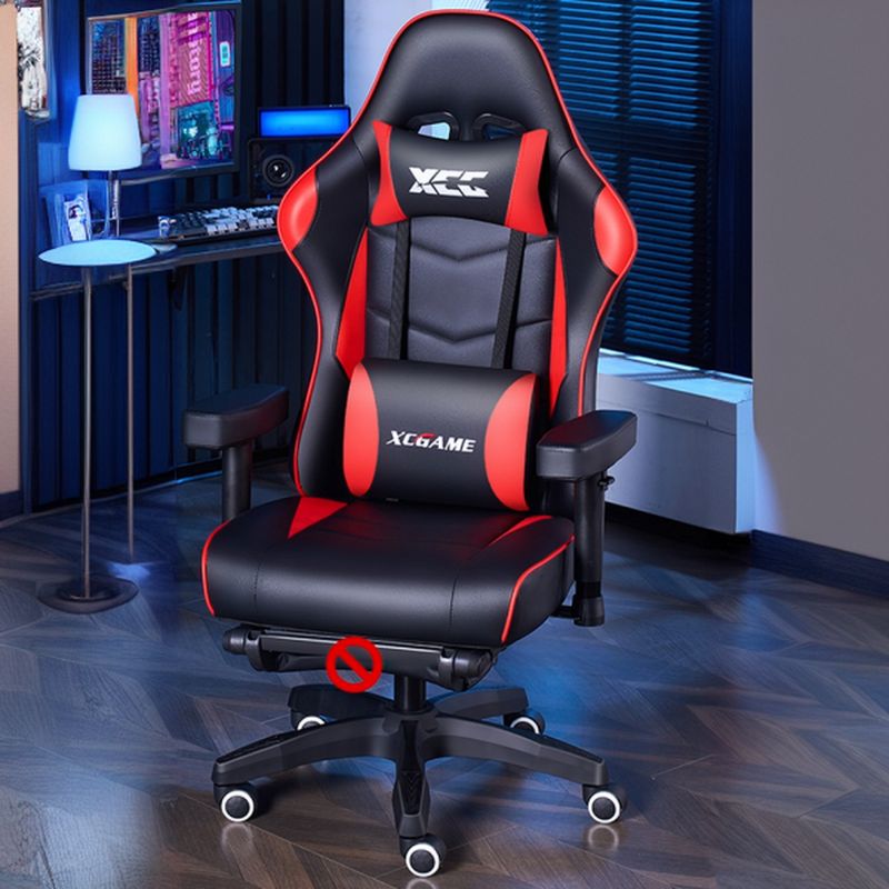 Simple Multi-levelled Wingbacked Upholstered Chair with Glossy Black Nylon Frame, Adjustable Backrest, and Glide Movement