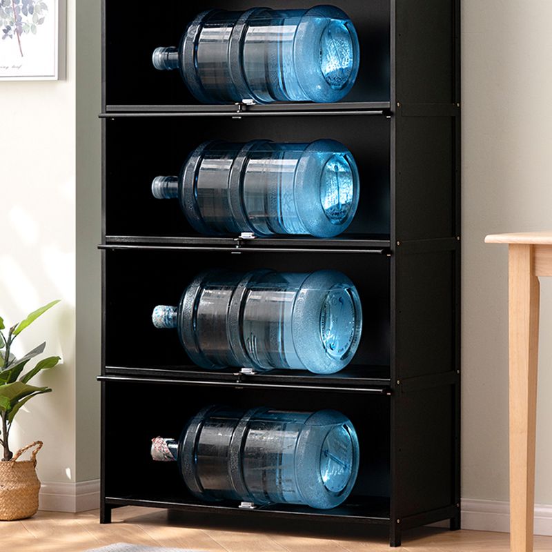 Ink Shelf Organizer with 1 Cabinet, 2 Cabinets, and 3-Cabinet, 2-Shelf, 3 Shelves, and 4-Shelf, Vertical/Horizontal Orientation, and Closed Back