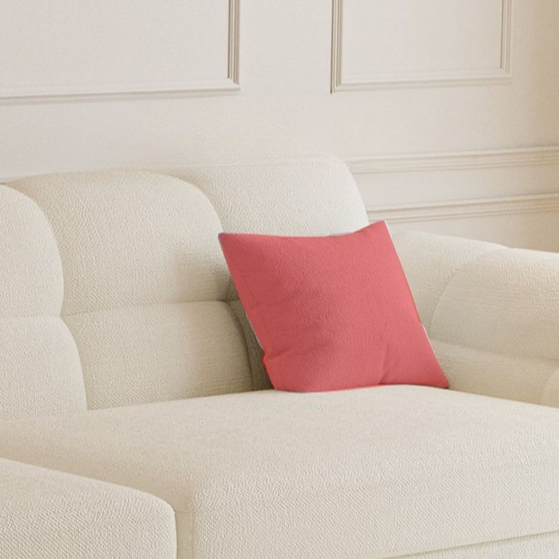 Modish Solid Color Water Resistant Standard Sofa/Loveseat in Light Gray/Navy Blue/Olive Green, Seats 3/2-seater with 2 Pillows