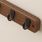 Modern Floating Mount Coat Tree with Repository and 2 Shelves