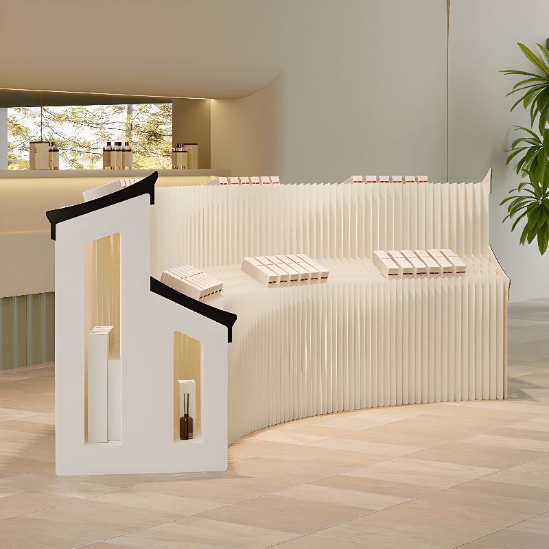 Collapsible Display Table with Stump Base, Unfinished Finish, 30 to 39 in Height, 50 in & Above Size, 20 to 29 in Width