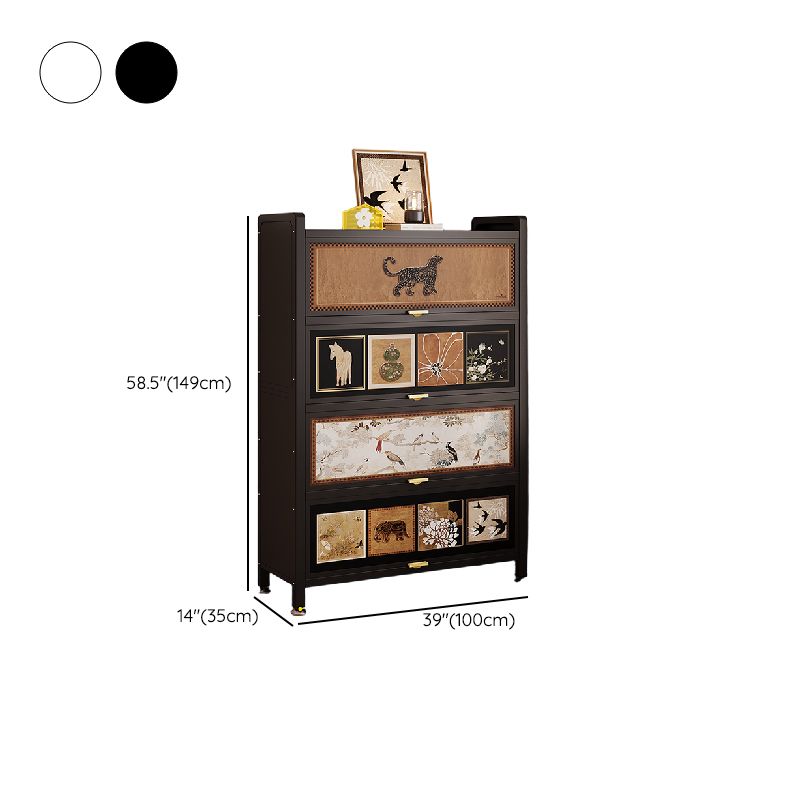 Detached Accent Cabinet with Damp-proof Steel Countertop