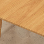 Trendy No Seating Eased Edge Assembly Required Solid Wood Rectangle