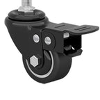 Light Gray Minimalist Compact Orbicular Folding Banquet Table with Waterproof Manufactured Wood Top