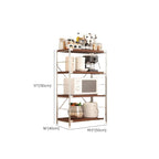 Brown Standard Baker's Rack with Butcher Rack, Rust Resistant