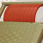 Modern Rocking Accent Chair Rattan/Wicker Rocker Chair for Porch