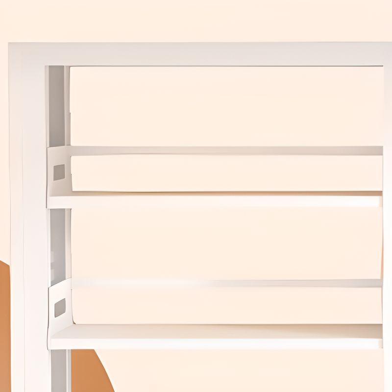 Chalk Organizer Shelf with 7 Shelves/6-Shelf/5 Shelves in Steel, Vertical, Open Back