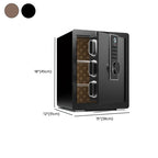 Steel Security Safe with Battery, Pry Resistant, Lockable with Keys and Interior Lining