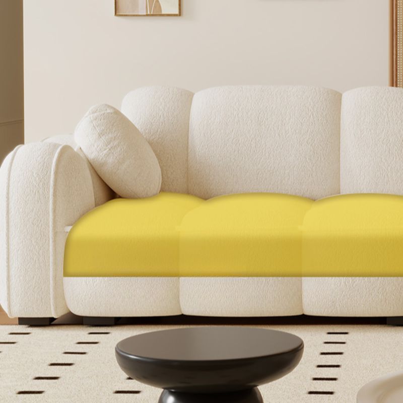 Drawing Room Standard Sofa in Midnight Black/Light Gray/Light Brown with Armrest