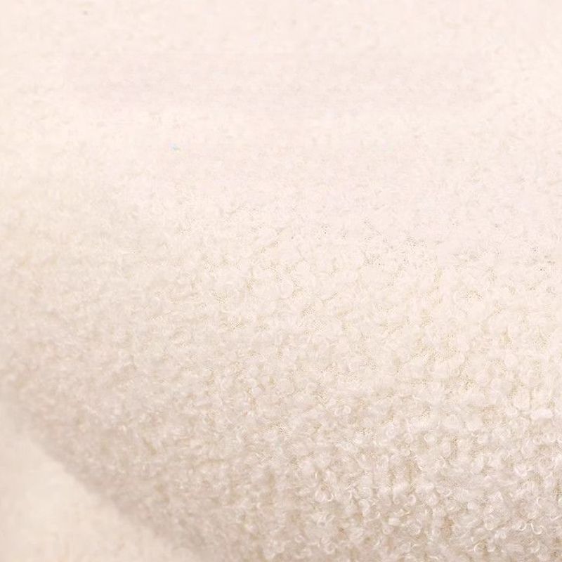 Modish Solid Color Accent Stool in Ink/White/Peony with Drum Base and Upholstered Seat