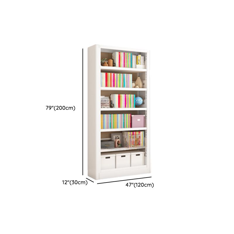 Chalk Organizer Shelf with 7 Shelves/6-Shelf/5 Shelves in Steel, Vertical, Open Back
