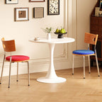 Laminate Dining Table with Pedestal Base, Scratch-repellent for 2-seater/4-seater