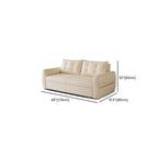 Scratch-immune and Rainproof Sleeper Futon Bed with Tufted Back, Loveseat Capacity, and Container Storage, Featuring Stitch-tufted Design in California King/King/Queen Sizes with Pillow