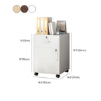Modern Lockable Wood Filing Cabinet with Key Lock & Drawer / Cabinet