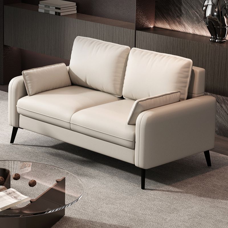 Tear Resistant Loveseat in Gray/Navy Blue/Amber Color with Arm