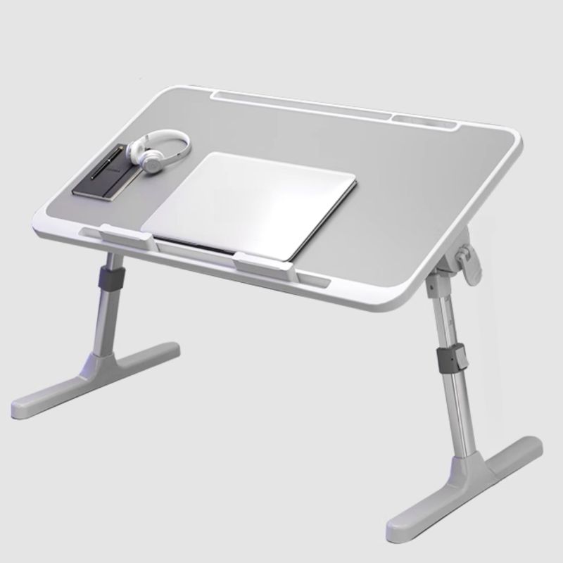 Trendy Engineered Wood Computer Stand with Flexible Height, Compartment, and Ergonomic Tilt