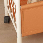 Modern Simple Style Hall Rack with Receptacle Storage, 1 Shelf, Iron Frame, and Alloy Hook