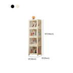Bambusa Flooring Curio Cabinet with Stockroom, 4 Cabinets/3 Cabinets/2 Cabinets, 4 Shelves/3 Shelves/2 Shelves, 4 Doors/3 Doors/2 Doors